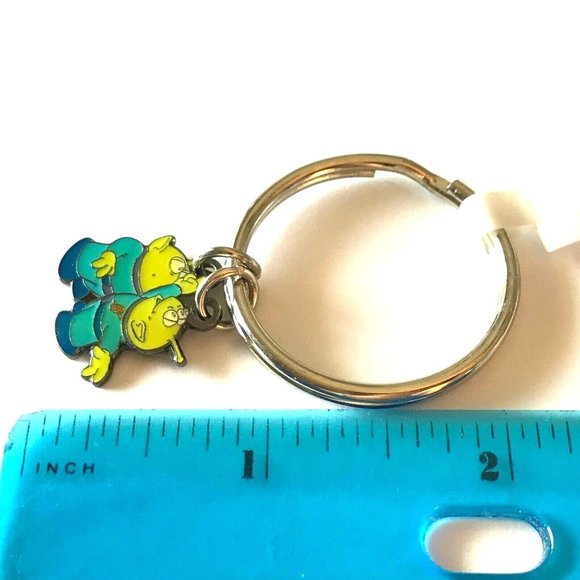 Vintage Disney Toy Story Little Green Men Keychain Keyring Disneyana Pixar - Picture 7 of 7